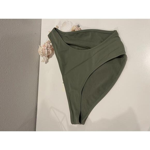 Olive Green Bikini Bottom - Picture 1 of 4